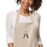 Alotofit Royal A Embroidered Logo Red/Blk/Wht Organic cotton apron