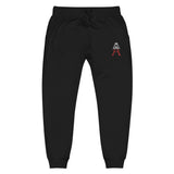 Alotofit Royal A Red/White Embroidered Logo Unisex fleece sweatpants