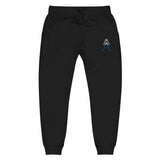 Alotofit Royal A RoyalBlue/White Embroidered Logo Unisex fleece sweatpants