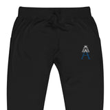 Alotofit Royal A RoyalBlue/White Embroidered Logo Unisex fleece sweatpants