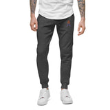 Alotofit Royal A Orange/Purple Embroidered Logo Unisex fleece sweatpants
