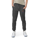 Alotofit Royal A Orange/Purple Embroidered Logo Unisex fleece sweatpants