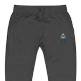 Alotofit Royal A RoyalBlue/White Embroidered Logo Unisex fleece sweatpants