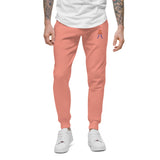 Alotofit Royal A Orange/Purple Embroidered Logo Unisex fleece sweatpants