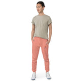 Alotofit Royal A Orange/Purple Embroidered Logo Unisex fleece sweatpants