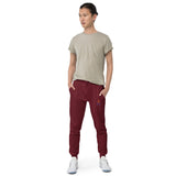Alotofit Royal A Orange/Purple Embroidered Logo Unisex fleece sweatpants