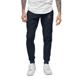 Alotofit Royal A Orange/Purple Embroidered Logo Unisex fleece sweatpants