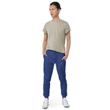 Alotofit Royal A Orange/Purple Embroidered Logo Unisex fleece sweatpants