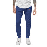 Alotofit Royal A Orange/Purple Embroidered Logo Unisex fleece sweatpants