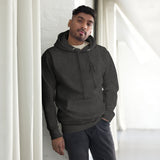 Alotofit Royal A Black Embroidered Unisex Hoodie
