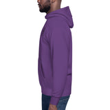 Alotofit Royal A Black Embroidered Unisex Hoodie