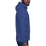 Alotofit Royal A Black Embroidered Unisex Hoodie