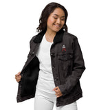 Alotofit Royal A Logo White/Red Unisex denim sherpa jacket