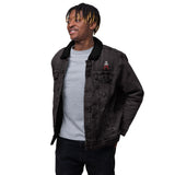 Alotofit Royal A Logo White/Red Unisex denim sherpa jacket